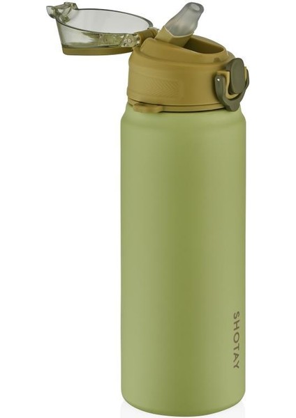 Çelik Termos Matara 750ML Yeşil fiyatları