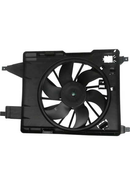 (Yeni Ürün!!!)Renault Kangoo- 3- 08/13; Radyatör Fan Davlumbazı Komple 1.5 Dcı (Motorlu) (6 Kanat)(Oris