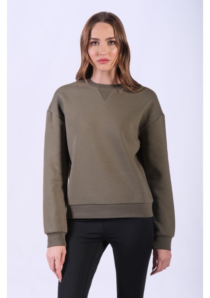 Regular Fit Arka Baskı Detaylı Sweatshirt