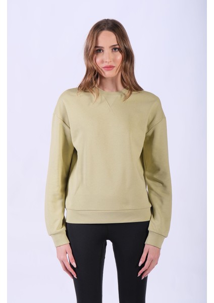 Regular Fit Arka Baskı Detaylı Sweatshirt