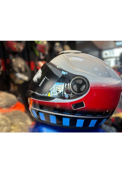 Fr 913 Tesseract Güneş Vizörlü Kapalı Kask (Siyah Camlı) modelleri