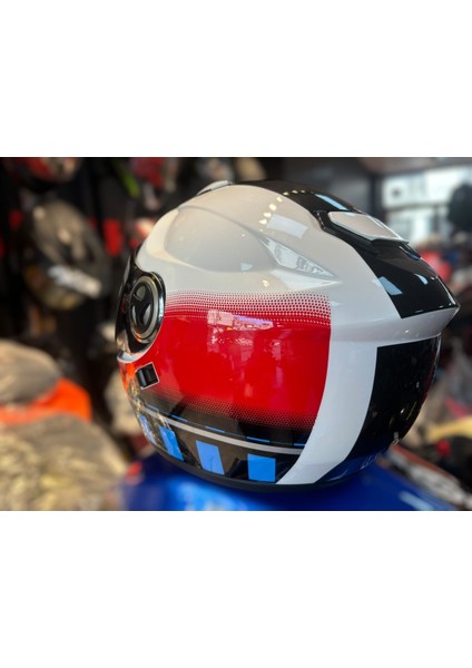 Fr 913 Tesseract Güneş Vizörlü Kapalı Kask (Siyah Camlı) fırsatları