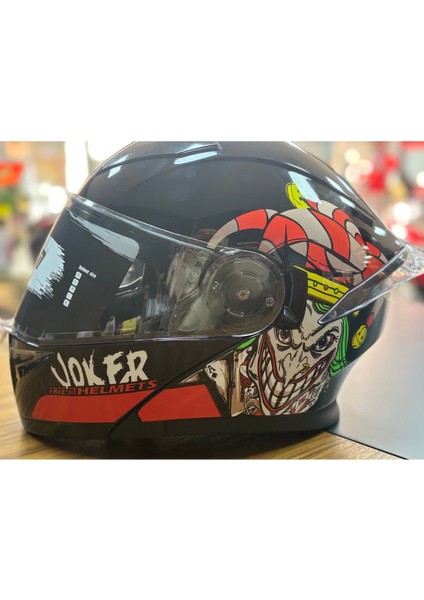 965 Joker Çene Açılır Motosiklet Kaskı modelleri