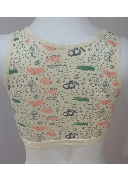 Kız Çocuk Geniş Askılı Büstiyer 2'li Paket (11-12) Yaş Yeşil-Sari Renk indirimleri