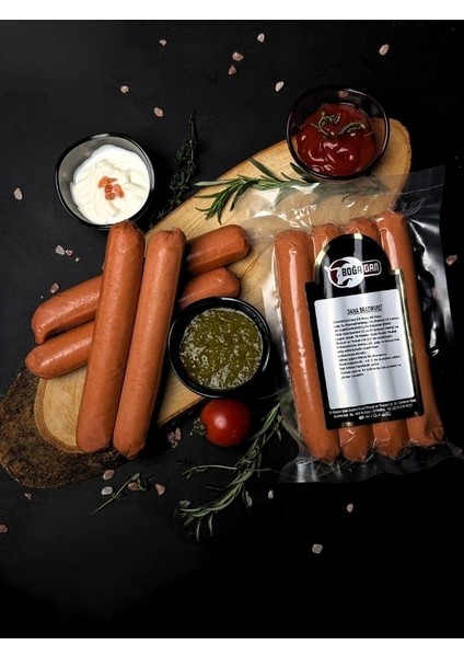 Bogadan Bratwurst Dana Sosis 1000gr – Gurme Tat, Efsane Lezzet