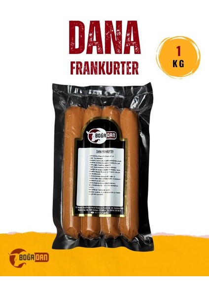 Frankfurter Dana Sosis 1kg – Klasik Alman Lezzeti