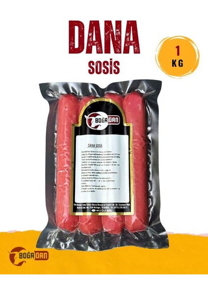 Hotdog Dana Sosis – 1 Kg | %100 Dana Eti, Mükemmel Lezzet! fiyatları