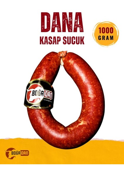 %100 Dana Kasap Sucuk 1000g – Lezzetin Ustalıkla Buluştuğu Tat