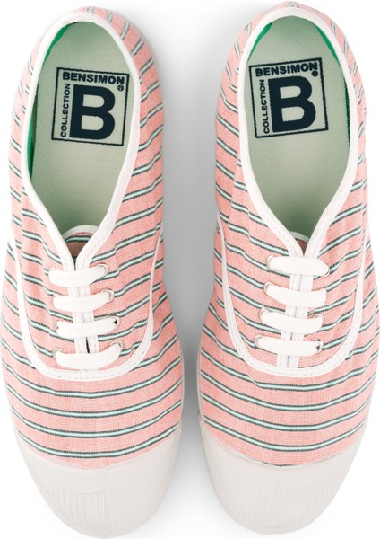 Bensimon Coton Femme Rayures Clementine - Desenli Kadın Ayakkabısı