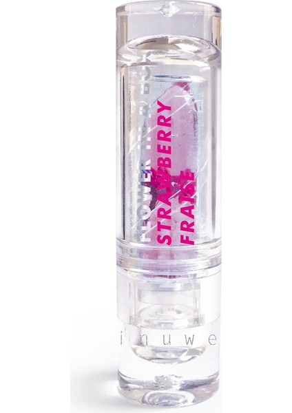 İnuwet Çiçek Detaylı Dudak Nemlendiricisi-Çilek Kokulu