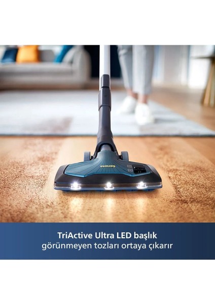 Ultra LED Başlık ve Powercyclone 10 Teknolojisi ile Premium Toz Torbasız Elektrikli Süpürge, Nanoclean Teknolojisi, Powermax Sensörü