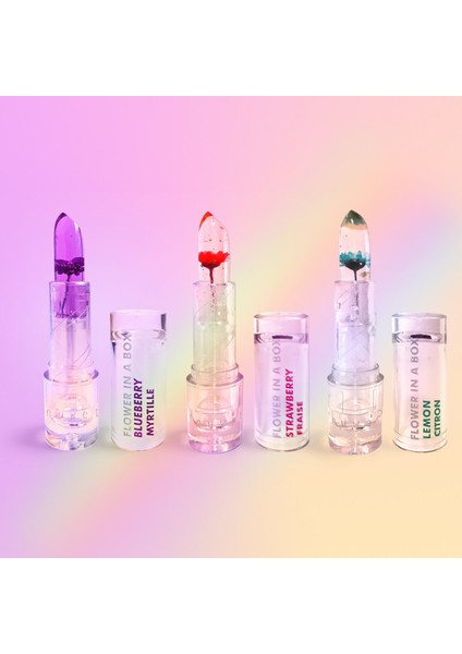 İnuwet Çiçek Detaylı Dudak Nemlendiricisi-Yaban Mersini Kokulu modelleri