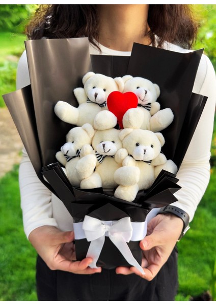Peluş Buket Ayıcık Buketi Kalpli Sevgiliye Kız Arkadaşa Anneye Ablaya Kardeşe Dogumgunu Yıl Dönümü fiyatları