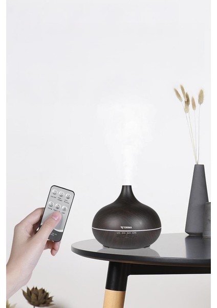 SL-168 Koyu Ahşap Humidifier Hava Nemlendirici Ledli Aroma Terapisi Dekoratif Buhar Makinesi modelleri
