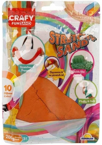 3601 Crafy Streç Oyun Kumu Turuncu 200 G