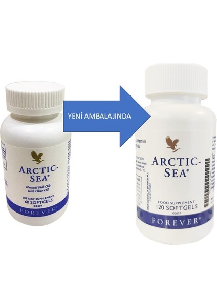 Forever Omega 3 Arctic Sea Balık Yağı (3'lü Set)