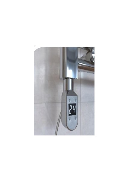 300X1000 Siyah Elektrikli-Digital Termostatlı Havlupan