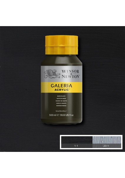 Galeria Akrilik Boya 500ML Mars Black 386