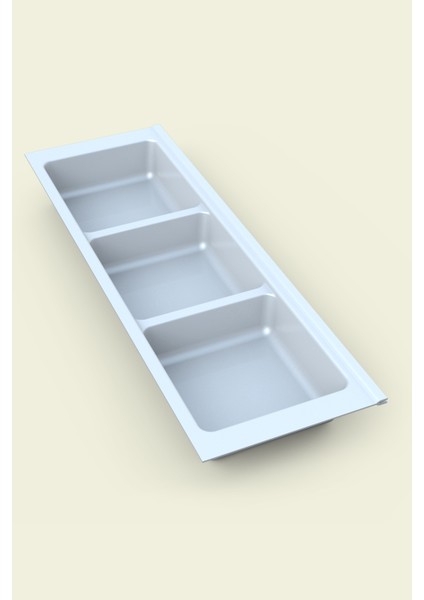 Mutfak Çekmece Içi Kaşıklık 114CM x 48CM Yanlar ve Boydan 4cm Kesilebilir, Beyaz indirimleri