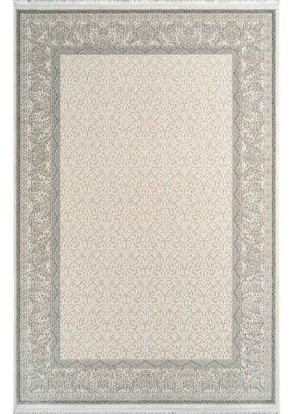 Vintage VH02A Krem Gri Akrilik Yumuşak Dokulu Modern Halı Karademir Home