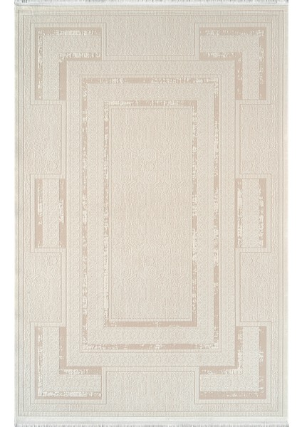 Vintage VH04A Krem Vizon Akrilik Yumuşak Dokulu Modern Halı Karademir Home