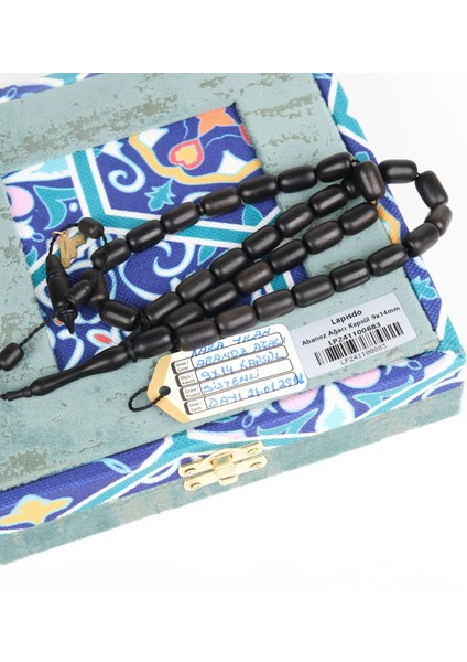 Abanoz Ağacı Kapsül Kesim 9x14 mm Tesbih