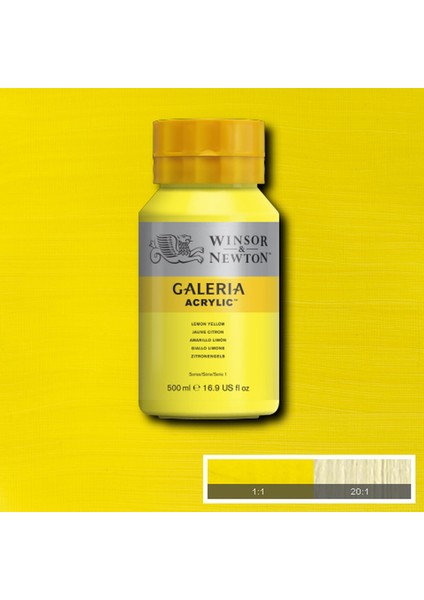 Galeria Akrilik Boya 500ML Lemon Yellow Hue 346