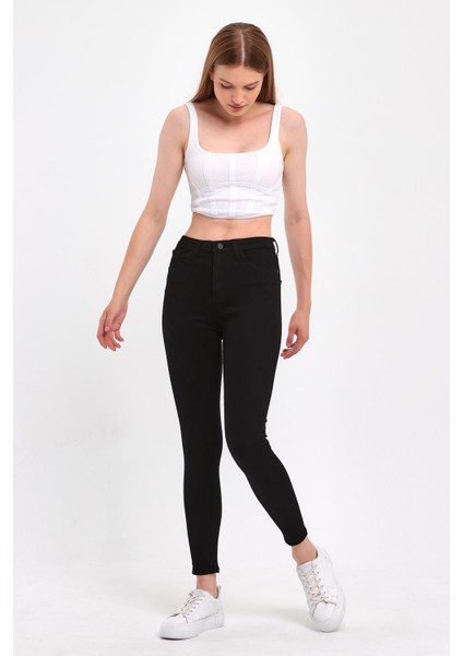 Kadın Düz Renk Jeans fırsatları