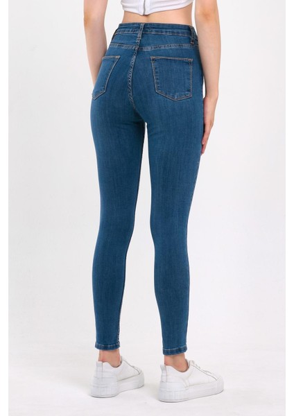 Kadın Düz Renk Jeans indirimleri