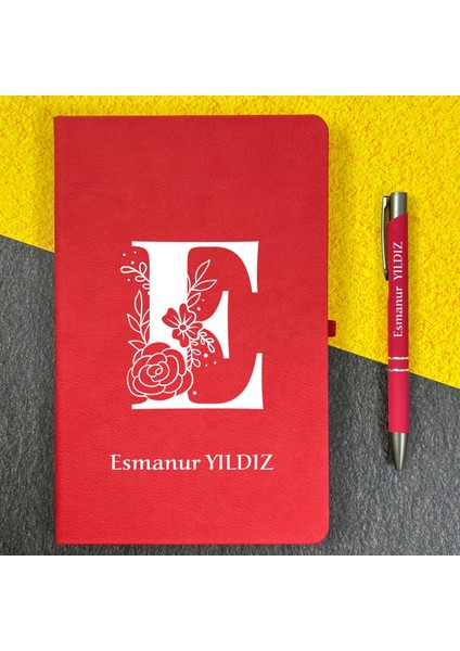 Kişiye Özel Isimli Ajanda Not Defteri ve Kalem Seti 2413B1005