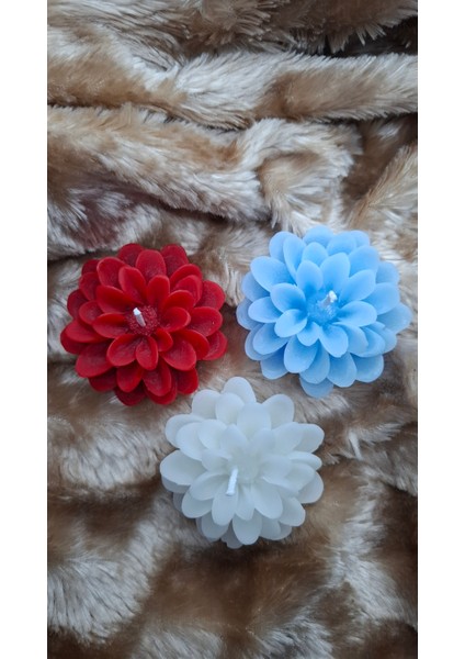 Lotus Çiçeği Dekoratif Mum Set