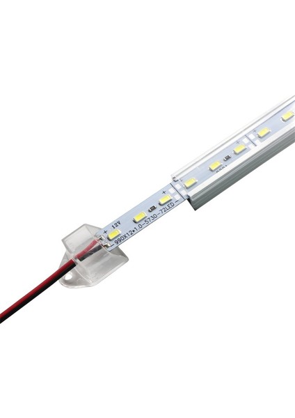 Kasalı Şeffaf Kapaklı Grow LED 12V 5730 Full Spectrum Bitki Yetiştirme Ledi 25-50-75-100CM