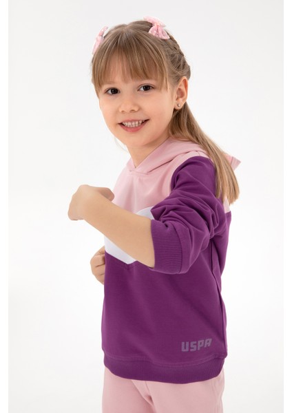 Kız Çocuk Menekşe Sweatshirt 50296288-VR037