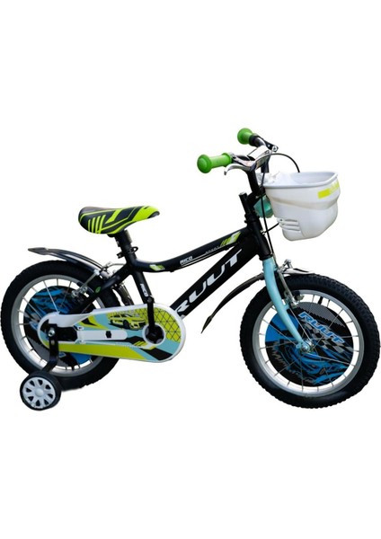 16J Ruut Rıco Çocuk Bisikleti - Siyah Lime Turkuaz fiyatları