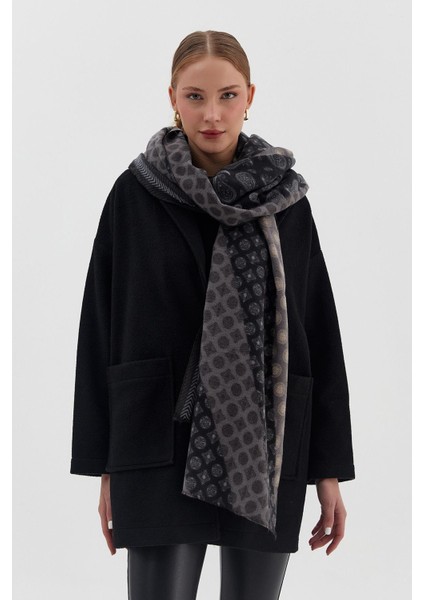 Puantiyeli Kalın Şal