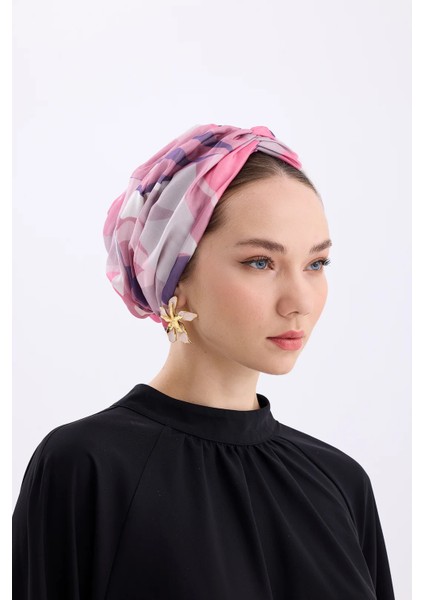 Rosa Italyan Ipek Dolgusuz Bone