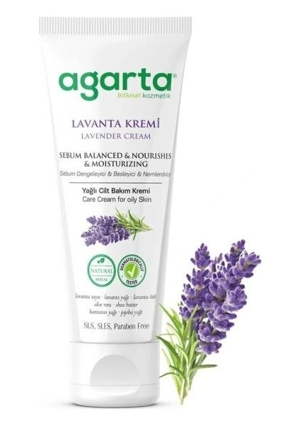 Nessiworld Doğal Cilt Bakım Kremi 75 ml Lavanta