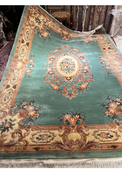 El Dokuma Kabartmalı Çin Halısıdır Ebat 340 x 240 fiyatları