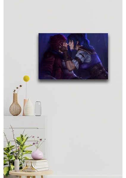 Vi ve Caitlyn Baskılı Duvar Kağıdı