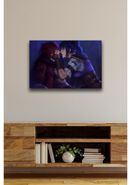 Vi ve Caitlyn Baskılı Duvar Kağıdı