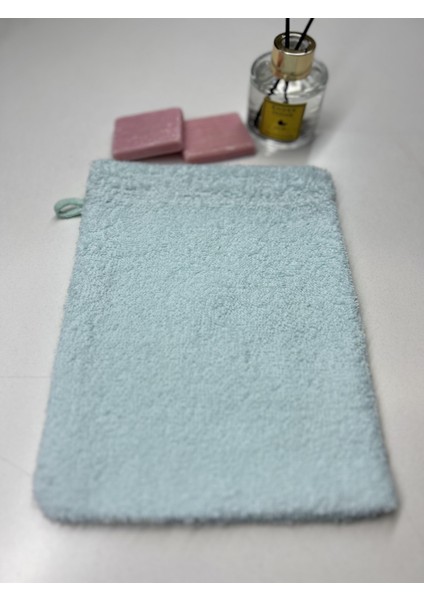 16 x 21 cm Mint Havlu Banyo Kesesi Pamuklu
