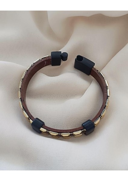 Bileklik Hakiki Deri Örgü Unisex 21 cm Bilezik modelleri