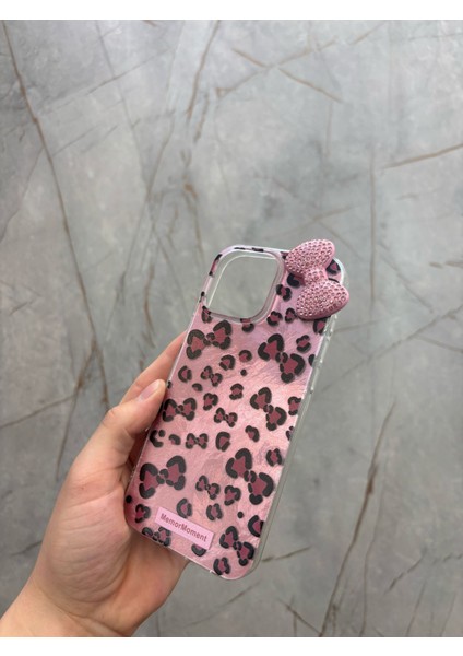 Apple iPhone 16 Pro Max Uyumlu Kılıf Kurdele Desenli Benekli Baskılı Kapak fiyatları