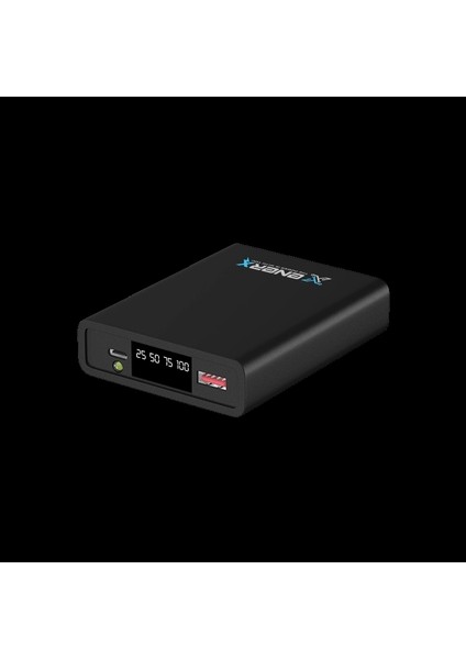 Enerx Powerbank 10000 Mah 2.1 Amper LED Göstergeli ENR-P1025DC Siyah