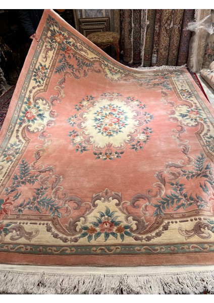 El Dokuma Kabartmalı Çin Halısıdır Ebat 315 x 245