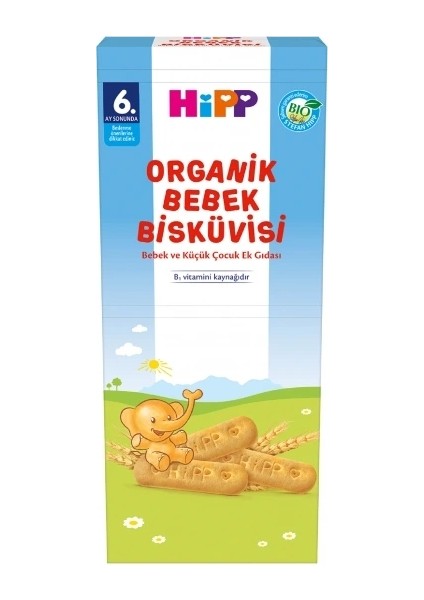 Organik Bebek Bisküvisi 180 gr