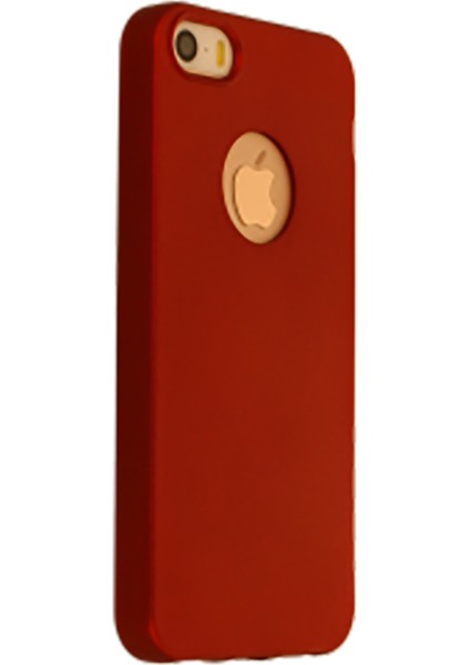 Apple iPhone 5s Premium Silikon Kılıf Bordo