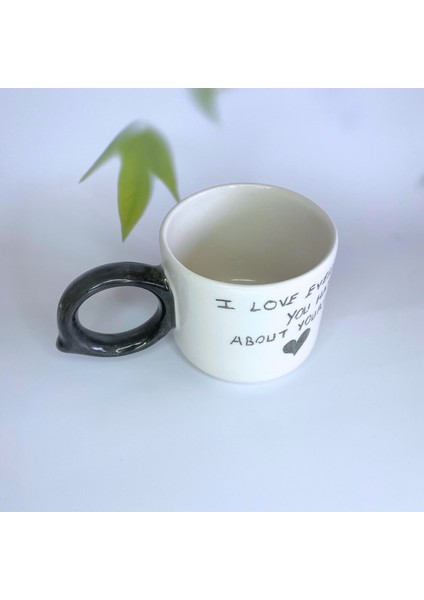 Arche Ceramic El Yapımı Seramik Kupa - ''About Yourself'' Kupa - 225 ml indirimleri