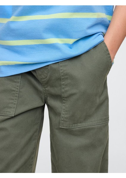 Erkek Çocuk Yeşil Ultrasoft Khaki Pantolon fiyatları