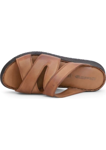 2120 Ultra Hafif Esnek Tabanlı Deri Tam Anatomik Kadın Terlik - NKT02120-TABA-41 fırsatları